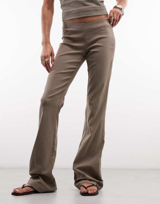 Monki bengaline broek in taupe, 4 van 5