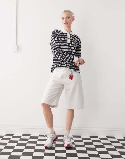 Monki - Bermuda style utilitaire - Beige - view 1