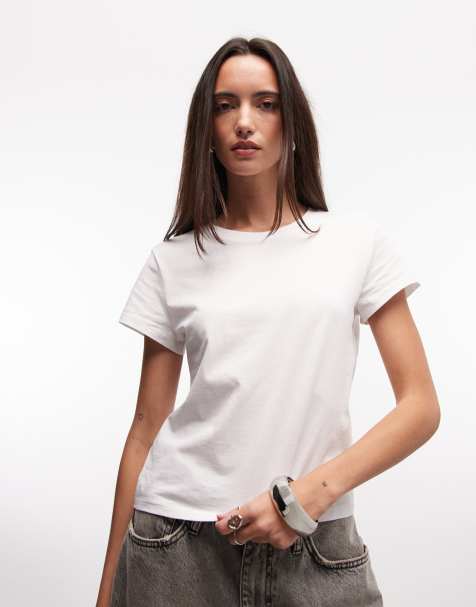 Monki – Biały T-shirt - view 1