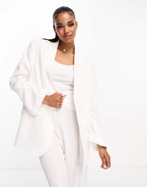 Monki blazer in white - part of a set | ASOS