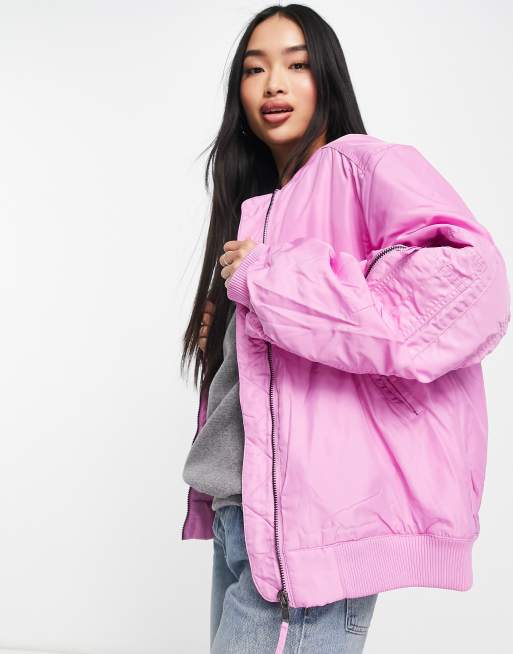 Monki pink outlet jacket