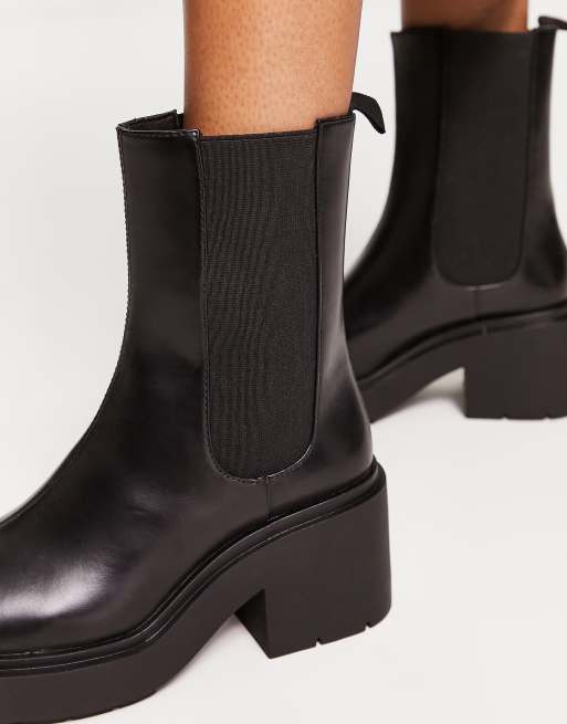 scrunch mid calf boots