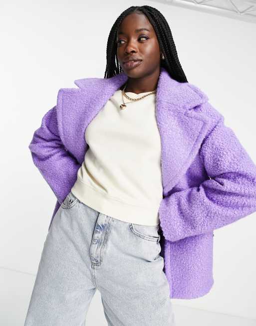 Lilac 2025 boucle coat