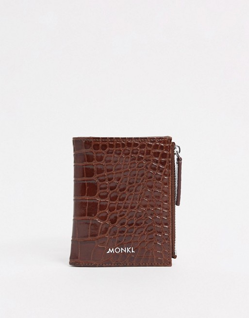 Monki Britta wallet in brown