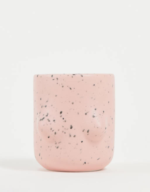 Monki - Brystkrus i pink speckle