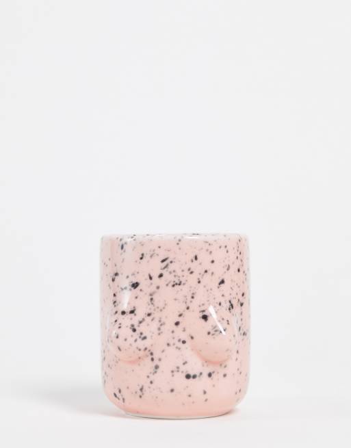 Monki - Brystkrus i pink speckle