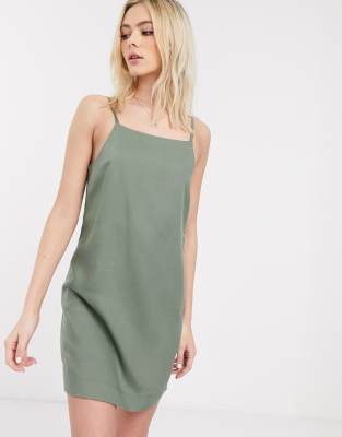 slip dress cowl