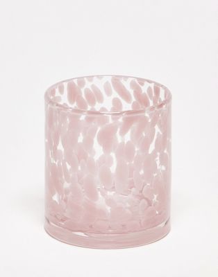 Monki candle holder in pink and white | ASOS