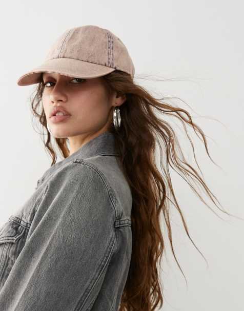 Monki cap in washed pink - view 1