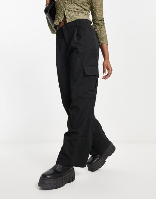 Monki cargo pants in black | ASOS