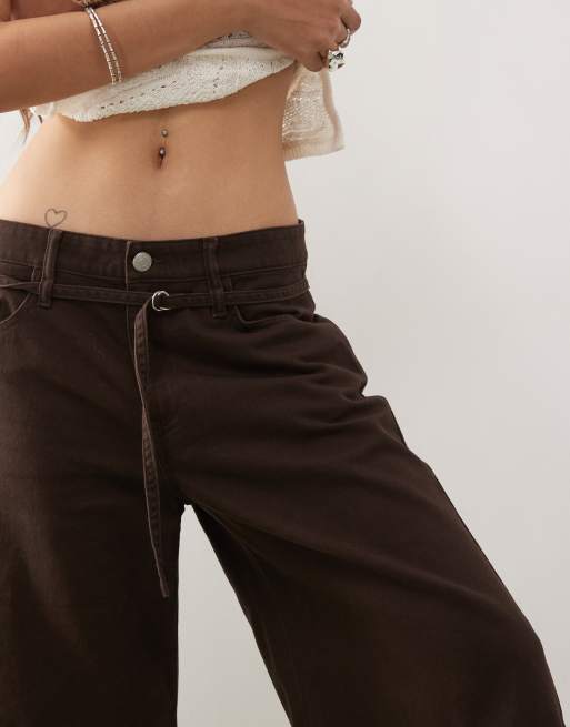 Monki – Carpenter-Jorts in Dunkelbraun , 4 von 5
