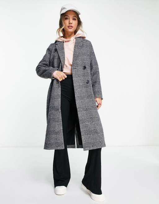 Gray sale check coat