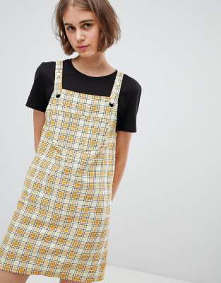 monki yellow dungarees