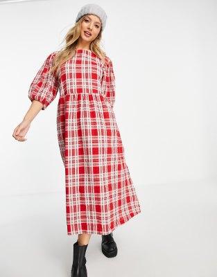 seersucker maxi dress monki