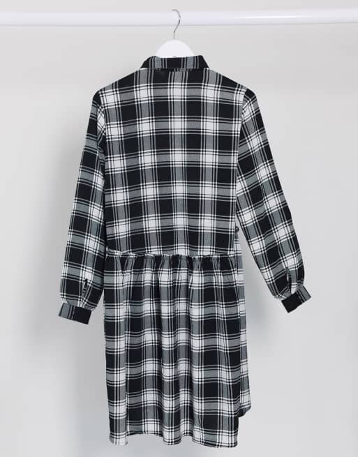 Monki check smock dress, 2 of 4