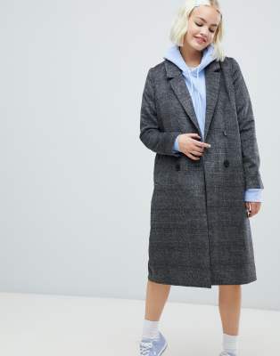 monki check coat