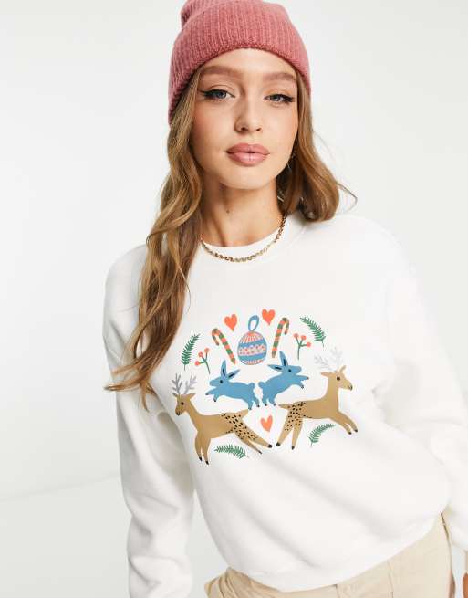 Off white christmas jumper best sale