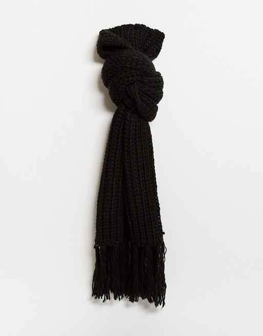 Monki chunky knit scarf