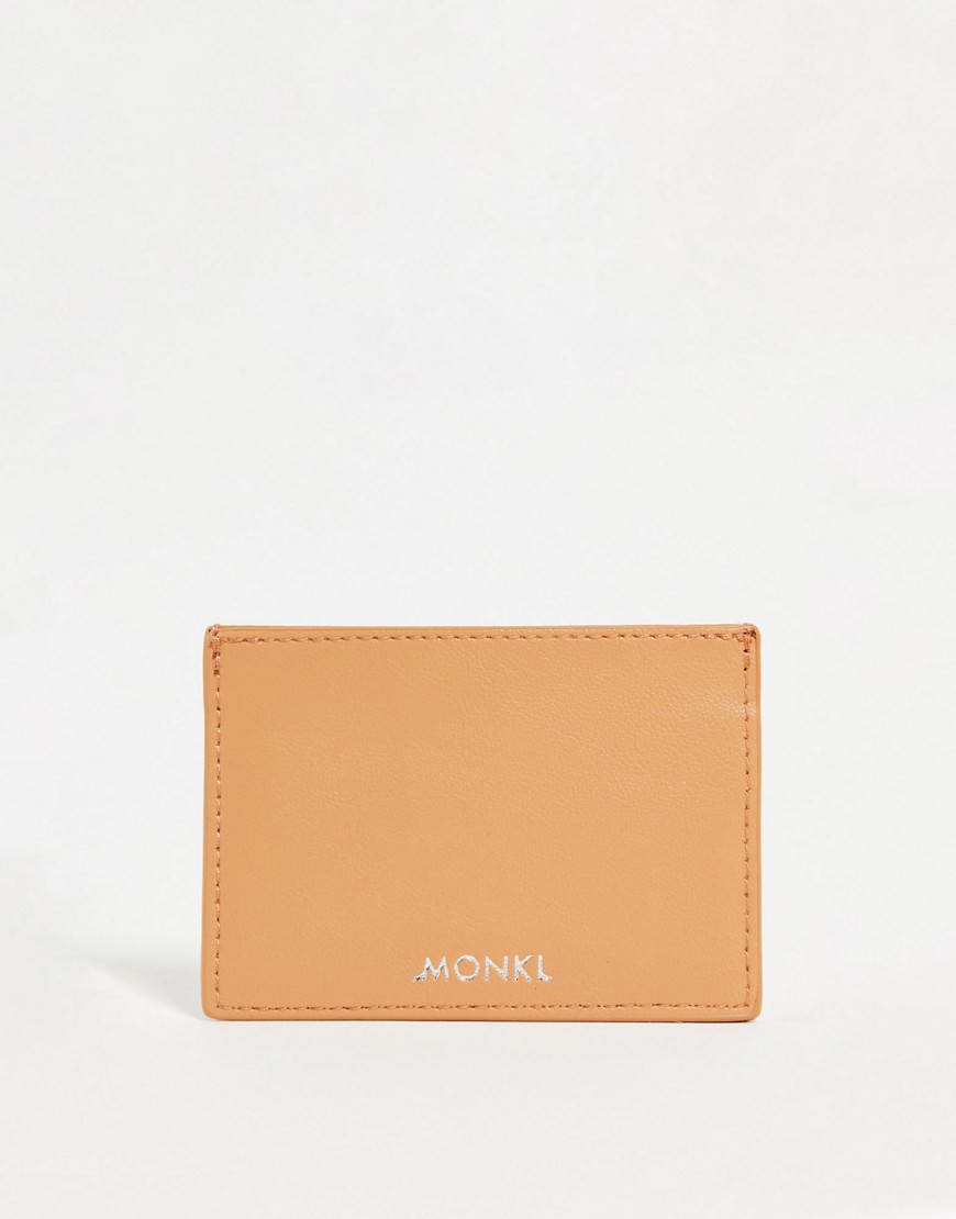 Monki Cia card holder case in brown