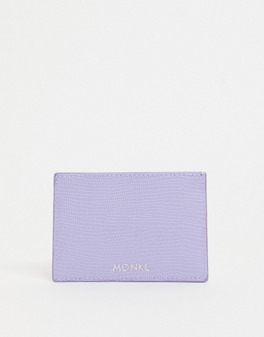 Monki Cia card holder in lilac-Purple
