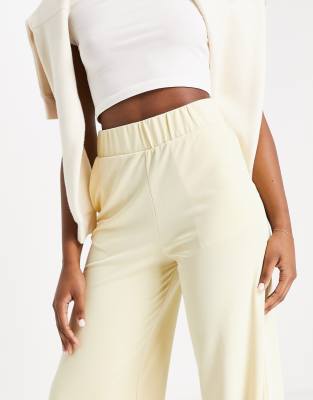 yellow crop pants