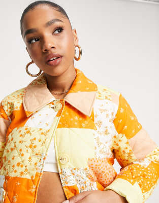 monki orange jacket