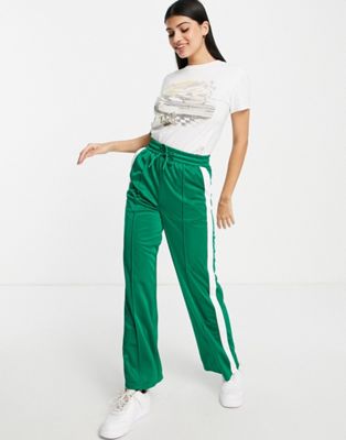 Monki co-ord tracksuit bottoms in green