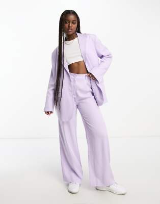 VAI21 V shape waist co-ord leggings in lilac-Purple, £11.50