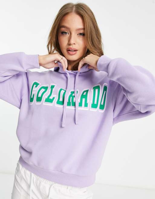 Monki hoodie lila new arrivals