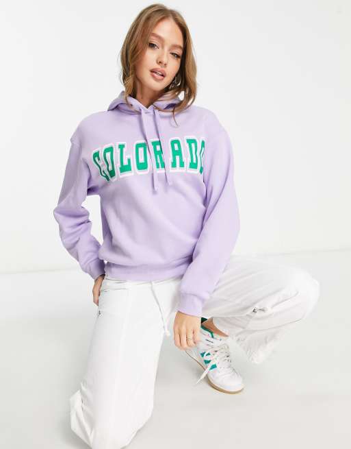 Monki hoodie lila new arrivals