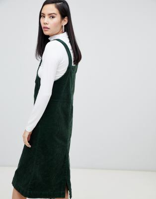 dark green dungarees