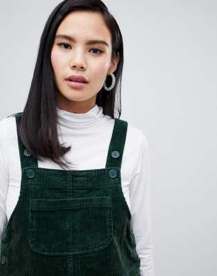 dark green dungarees