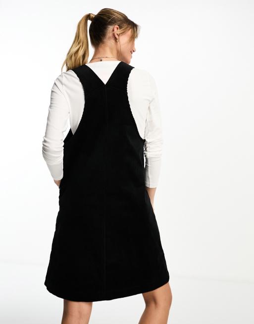 Black cord dungaree clearance dress