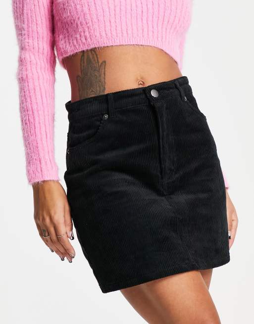 Black cord a outlet line mini skirt