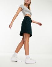 Y.A.S flare knitted mini skirt in mushroom | ASOS