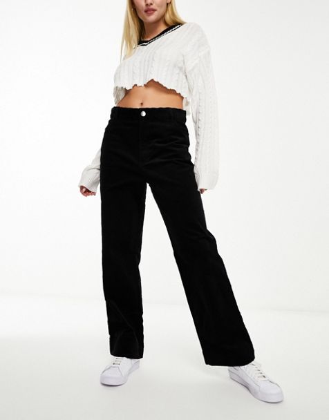 Buy Threadbare Black Slim Fit Ladies Stretch Ponte Trousers from