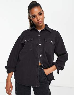 black denim shirts women