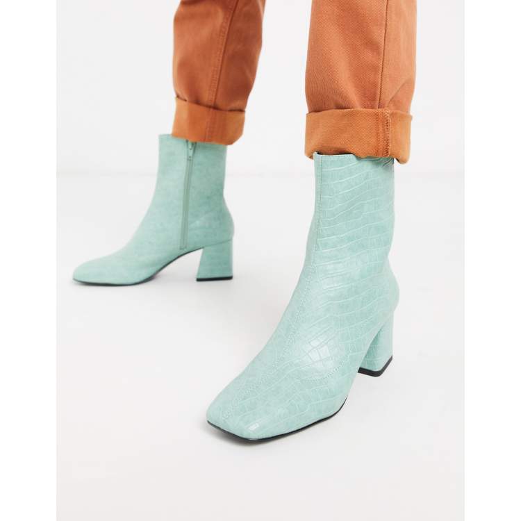 Green ankle boots on sale ladies