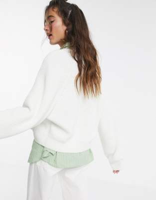 monki cropped cardigan