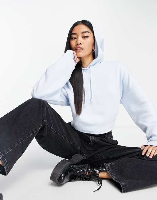 Monki store cropped hoodie