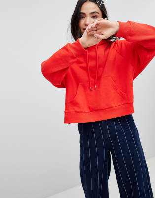 monki cropped hoodie