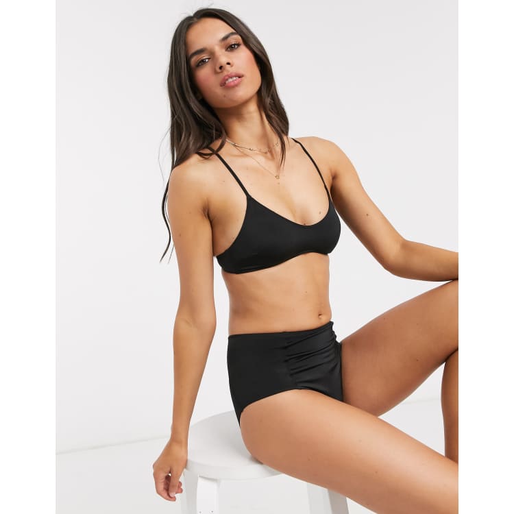 Cross back bikini top