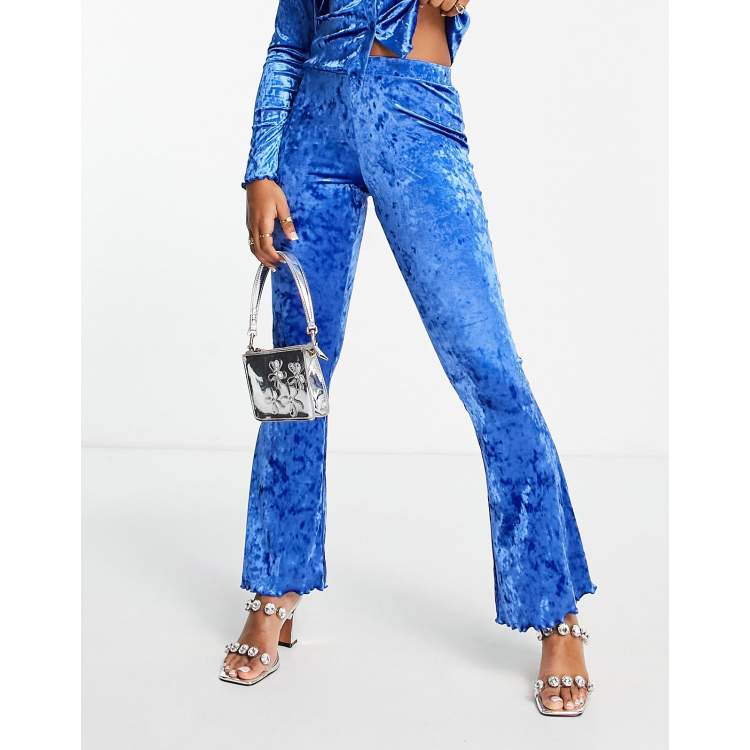 CITYSHOP　CRASH VELVET PANTS パープル adidas Crushed Velvet Flared Pants - Purple | Free Shipping