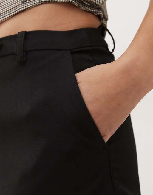 Monki – Czarna elegancka spódnica mini, 4 z 5