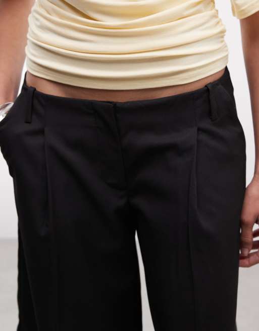 Monki – Czarne eleganckie szorty, 3 z 5