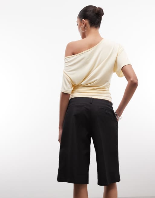 Monki – Czarne eleganckie szorty, 5 z 5