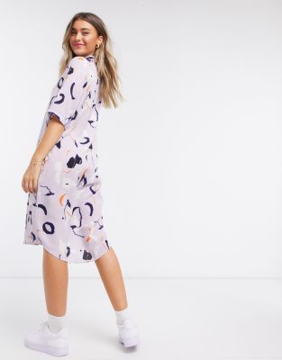 monki midi shirt dress