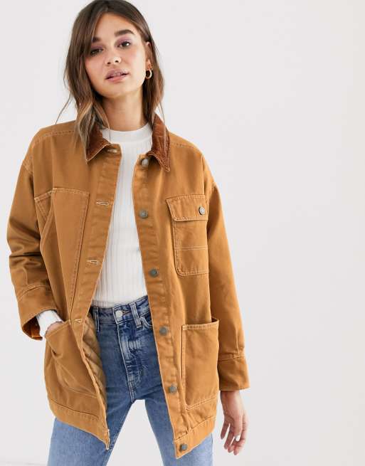 Rust best sale denim jacket