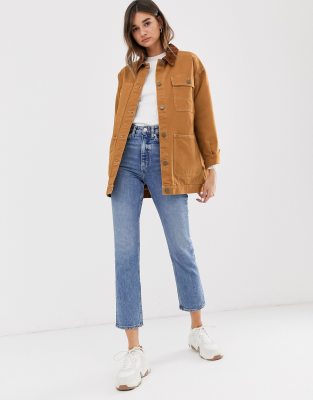 monki oversized denim jacket