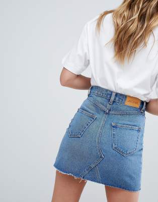 monki denim skirt